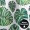 Americanflat 71" x 74" Shower Curtain, Tropical Leaves by Elena O'Neill
